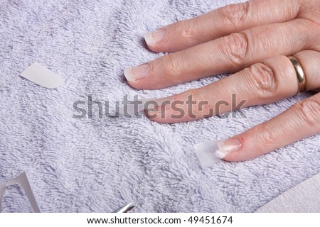 Fibreglass Nail Extensions