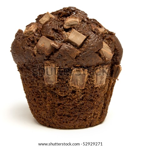 Entre Muffins y Café...[Priv/Kim Jong Woon] Stock-photo-double-chocolate-fondant-filled-muffin-isolated-against-white-background-52929271