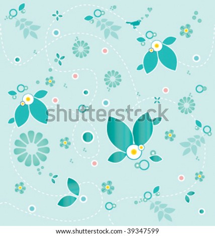floral wallpaper border. Blue Floral Wallpaper Borders