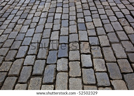 cobblestone road background