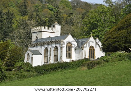 15th-century Church of All Saints, with a 14th-century tower, Selworthy, Nr. Porlock, Somerset