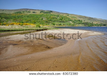 Beach at Lough Caragh, Glencar, Co. Kerry, Ireland