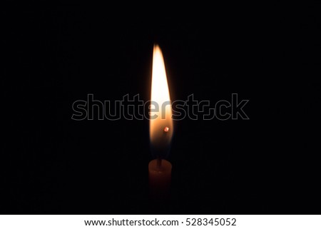 beautiful candle light in the dark background