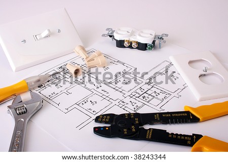 The electric scheme, devices and tools for work in house conditions.