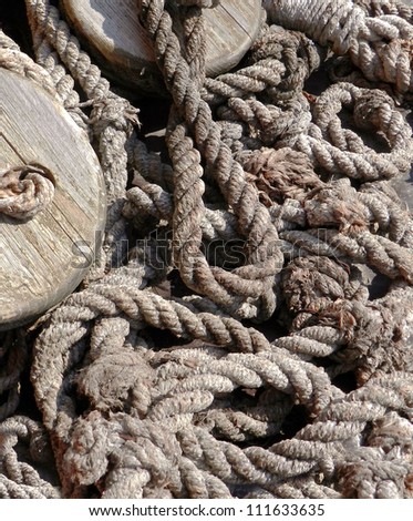 Ships' rope background