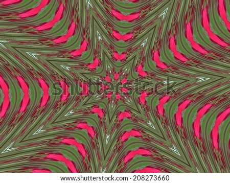Abstract floral background, kaleidoscope effect
