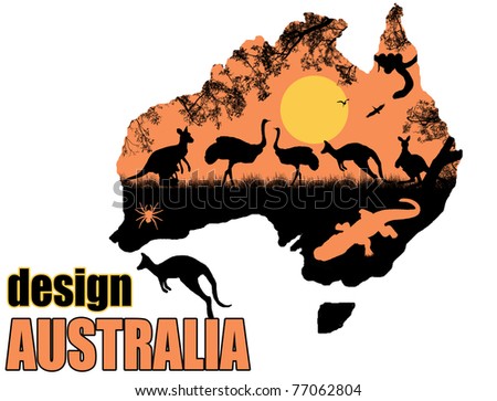 Australia Illustration