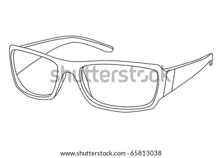 Glasses Outline