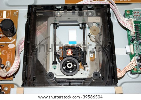 The laser head and the boot mechanism of DVD-player.