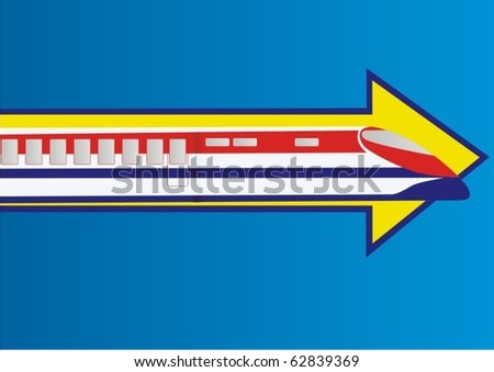 Bullet Train Vector