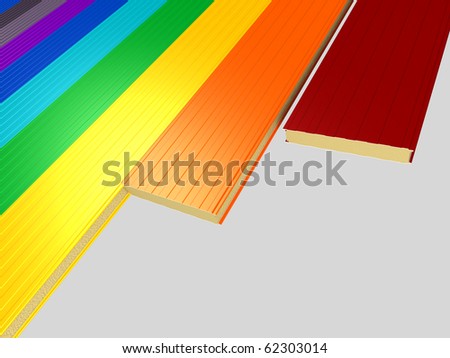 different color wall sandwich panel