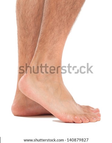 Close up of a man's feet Close up of a man's feet
