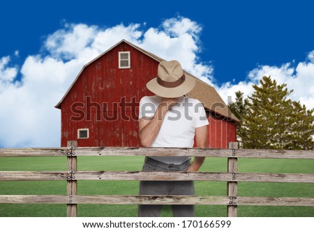 sad farmer