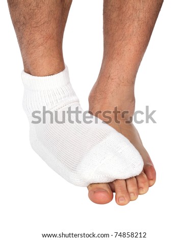 http://image.shutterstock.com/display_pic_with_logo/458665/458665,1302291133,8/stock-photo-man-s-foot-with-sock-covers-the-other-foot-74858212.jpg