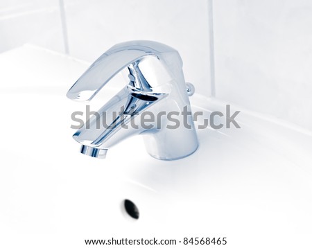 Chrome water tap, faucet mixer for water
