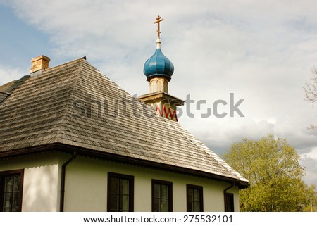 Sv. Nicholas Orthodox Church Congregation in city of Lielvarde, Latvia (Europe).
