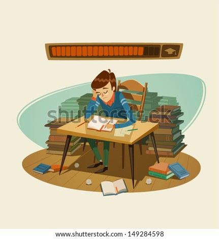 Self education Vector illustration Self education Vector illustration
