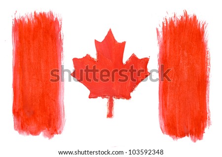 Canadian Flag Sketch