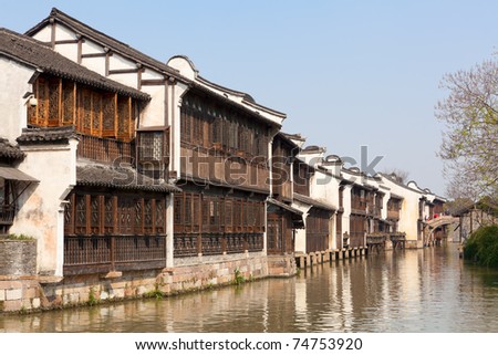 Wuzhen, famous water village close to Shanghai, China