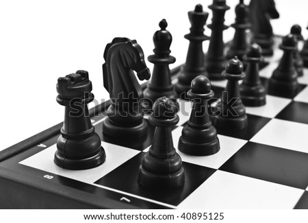 chess by a large plan
