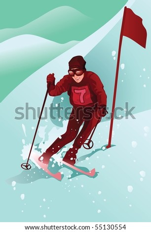 ski, Olympic, athlete, winter, snow, cold, competition, recreation, sport, skier