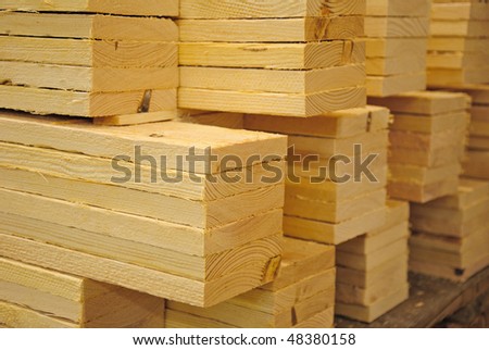 Wood factory stack
