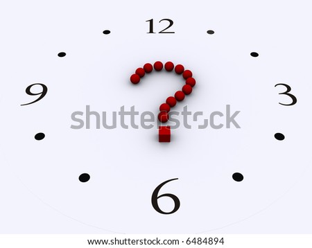 A simple clock with an \