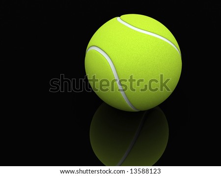 Tennis Black Background