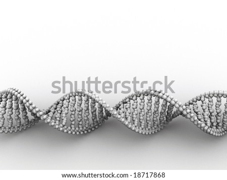 Dna Structure 3d. DNA structure - 3d render