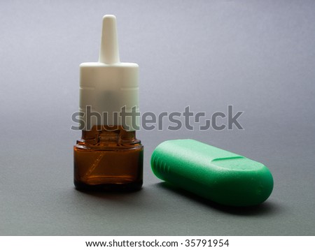 Medicine nasal spray for allergy cold healthcare