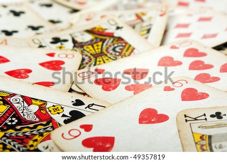 Cards gambling leisure poker game ace background