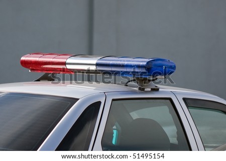Police cop officer law emergency service car siren