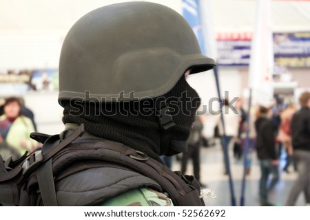 Military army force - war armed men helmet uniform
