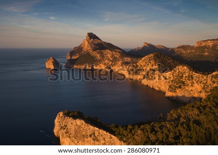 Cap Formentor in the late afternoon sun, Mallorca, Baleares, Spain