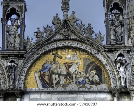 Mosaic of Saint Mark\'s Basilica, Venice, Italy