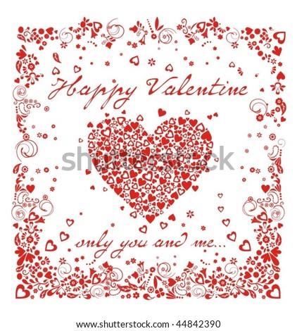 picture of valentine heart. stock vector : Valentine heart