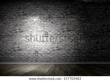 Background Image Of Dark Wall With Light Spot