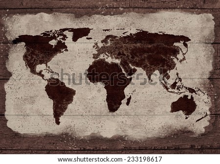 Background image with world map and connection lines