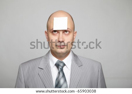 bald businessman