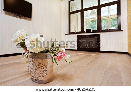 Empty living room interior in modern style