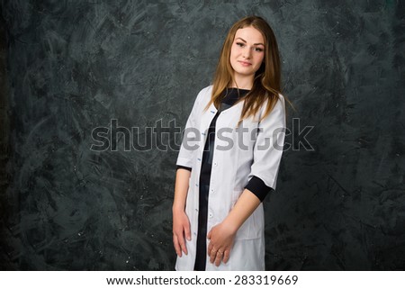 an image of Young female medicine student