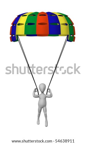 parachute cartoon pictures