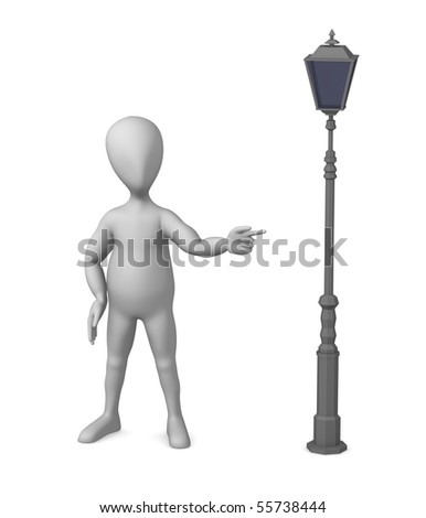 Cartoon Street Lamp