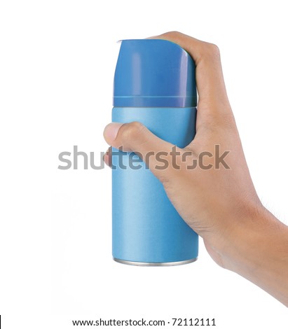 Blue Spray Can