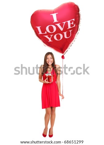 love heart balloons. and heart balloon saying ?