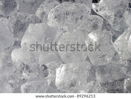 pile of ice-cubes creating background