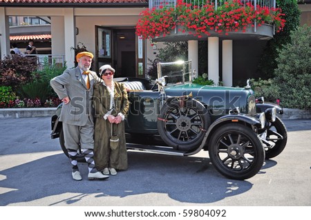 CEVA, CN - AUGUST 21: Vintage car meeting: 