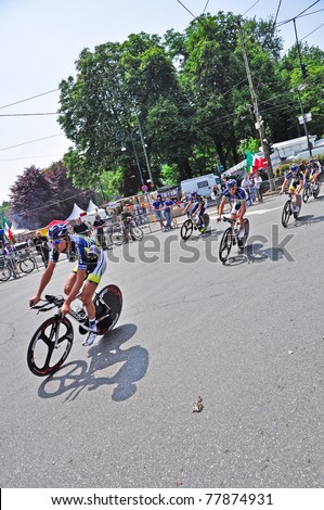 TURIN, ITALY - MAY 7: Professional Cycling Team \