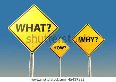 Question Ask Road Sign