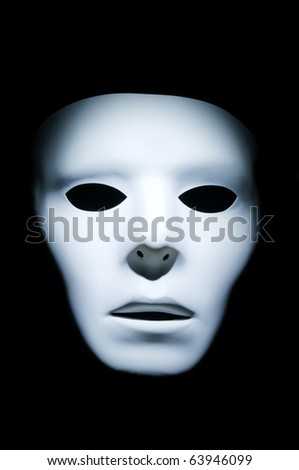 Creepy White Mask